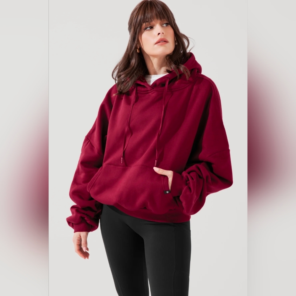 POPFLEX Cloud Crimson Hoodie
